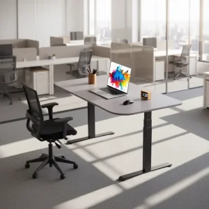 Office Furniture Factory Dual Motor Smart Ergonomic Electric Height Adjustable Standing Desk Sit to Stand Desk Frame With Memory