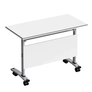 Office Furniture Folding Table Modular Wood Foldable Conference Room Table Set Meeting Training Room Table