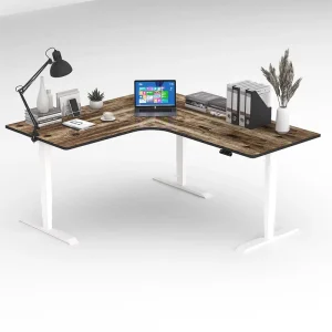 Office Furniture Smart Office Computer Lift Table L Shape Electric Standing Desk