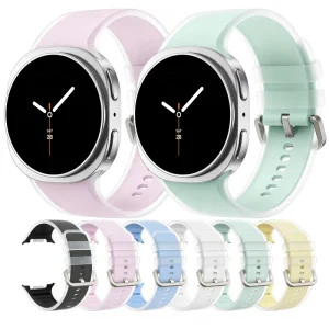 Official Style Jelly Translucent Silicone Strap for Samsung Watch 9 Watch8 8 Classic Smart Sport Watch Band Bracelet Wristband