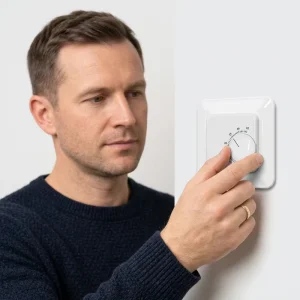Okonoff AZ41E Mechanical Knob 16A Electric Underfloor Heating Knob Room Thermostat