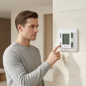 Okonoff AZ43E Digital Modern Weekly Programmable 16A 220V Electric Underfloor Heating Thermostat Easy Installation for Hotel