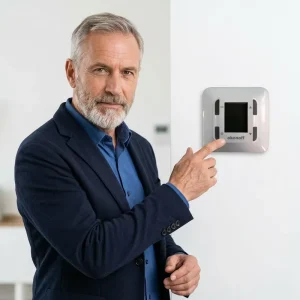 Okonoff AZ43E Digital Modern Weekly Programmable 16A 220V Electric Underfloor Heating Thermostat Easy Installation for Hotel