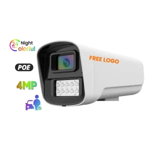 On Vif Compatible 8MP 4K IP66 Wide Angle Bullet Camera Outdoor IP PoE NVR Smart Detection Infrared Full Color AI Deterrence