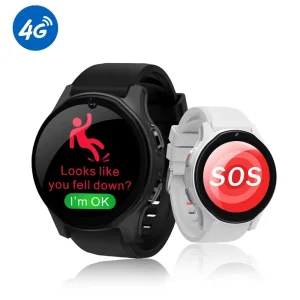 Open API 4G Elderly Watch Fall Detection GPS WiFi Tracking SOS Alarm Geo fence Nursing Home Elderly Care Smart Sleep Tracker