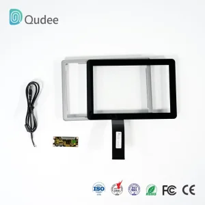 Open Frame Upgrade 10.1″ PCAP Touch Screen With Aluminum Bezel Assembly USB Capacitive Touch Glass for Industrial Equipment