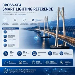 Open Smart LED Aluminum Road Lighting Integration Platform SCADA BMS API Connectivity IP66 Rated Secure Control Vendor Neutral