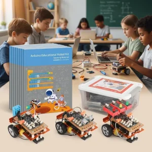Open Source Hardware Kit School STEAM DIY Scratch Programmable Robot Educational Kit for Kids Stem Robotics Kits