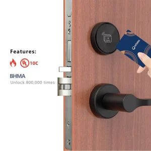 Orbita Customized Aluminum Alloy RFID Key Card Hotel Door Lock Entry Door Lock with Management Software System for Resort