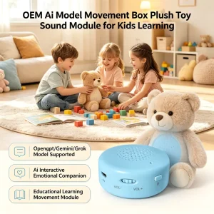 Original Ai Interactive Bear Toy Talking Plush Doll Sound Box WiFi Connection Children Educational Learning Module
