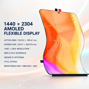 Original High Res 8.8″ MIPI D PHY Flexible Screen for Industrial Automotive Console Premium AMOLED Display Module