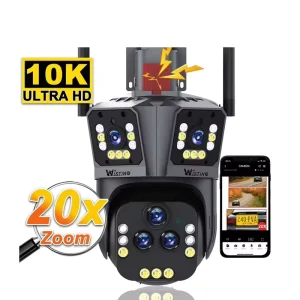 Outdoor 20X Zoom CCTV Wireless Wifi Camera Two Way Audio Night Vision Security Surveillance Network PTZ Camera