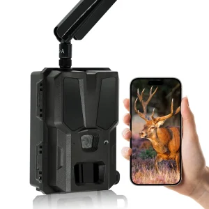 Outdoor 940nm Night Vision AI 4g Solar Scouting Trail Cameras 5MP App Cloud Wildlife Trap Hunting Camera