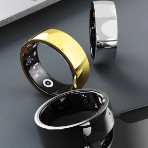 Outdoor Heart Rate Blood Pressure Oxygen Full Touch Screen Sleep Monitoring Health Smart Ring Body Temperature Monitoring