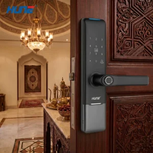 Outdoor High-temperature Resistant Security Electric Digital Building Access Control System Smart Door Lock Aluminium Alloy