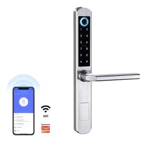 Outdoor IP65 Waterproof Tuya APP Stainless Steel Smart Fingerprint Cloud Digital Door Lock