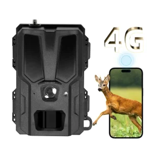 Outdoor Night Vision 4G 1080P AI powered App Cloud Storage SD Card 5MP Wildlife Photo Trap Solar CMOS Hunting Camera