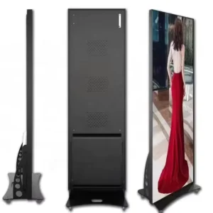 Outdoor Slim Smart Wifi Stand Hd P2.5 Digital Advertising LED Poster Display Screens Remote Control Led Poster