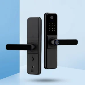 Outdoor Smart Door Lock with Digital Anti-peep Code Home Security System for Wood Steel Doors