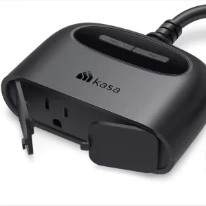 Outdoor Smart Plug Smart Home Wi Fi Outlet with 2 Sockets EP40 IP65 Weather Resistance Compatible with Alexa