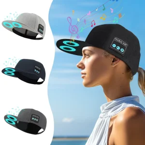Outdoor Sport Baseball Cap With Mic New Hat With Speaker Cycling Running Adjustable Music Hat