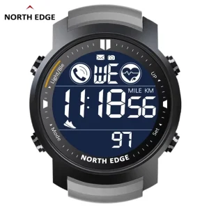 Outdoor Sports Men’s Smart Bracelet 50M Waterproof Stopwatch Fashion Countdown 3D Step Watch for Men Heart Rate LAKER