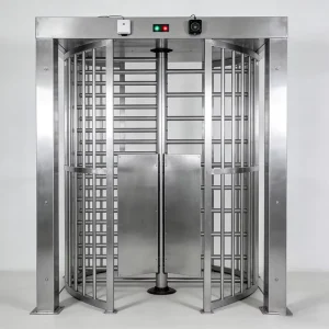 Outdoor Waterproof Full Height Turnstile Gate Metal Entry System for Construction Site Security with Open SDK API