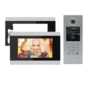 Outdoor Waterproof IP Video Door Phone Color Wi-Fi Door Entry Intercom System with Night Vision TCP Network