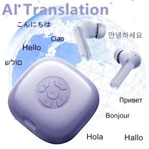 P-M11 TWS ENC Wireless Earbuds with Multifunction Buttons and Real-Time Language Translation for Travel and Business