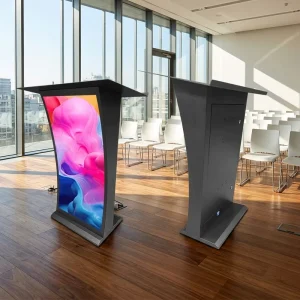 P2 LED Digital Lectern Display Smart Presentation Podium Screen for Auditorium School Meeting and Conference Room