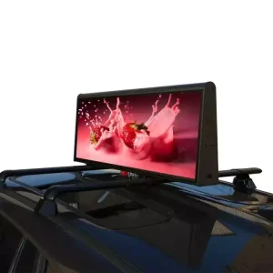 P2.5 Double Sided 4G WiFi GPS Taxi Top Led Display Screen for Car Roof Advertising Mobile Digital Signage