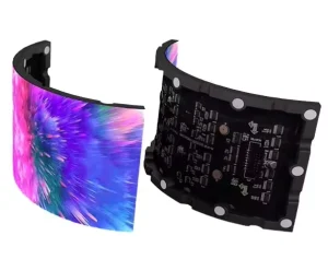 P2.5 Indoor Flexible LED Display Screen OEM Semi-outdoor Video Wall Advertising LED Flexible Curved Screen Animation