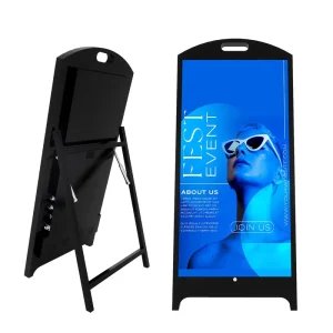 P2.5 Outdoor Waterproof Mobile LED Screen 5000nits High Brightness Standalone Digital Signage Poster