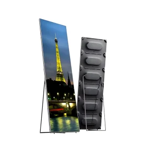 P2.5 P3 Indoor Portable Smart Advertising LED Display Poster Screen Wifi USB 4G Remote Control Mirror Screen
