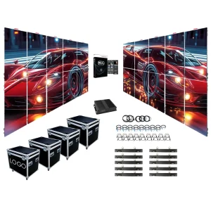 P2.6 P2.9 P3.91 Never Black GOB Turnkey Led Video Wall System Package Indoor Curve Rental Display Exhibition Stage Screen Panel