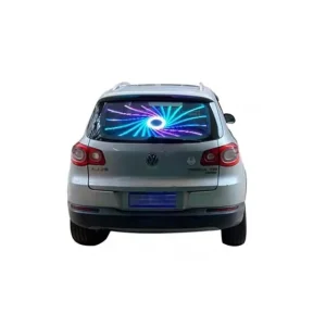 P2.6 P3.9 Transparent 4G WiFi GPS Car Rear Window Led Display Screen for Taxi Advertising Digital Signage