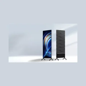 P2.976 1mx1.5m 1M Series Up-Down Folding Waterproof LED Poster Screen 600CD Brightness Smart Advertising Machine Foldable LED