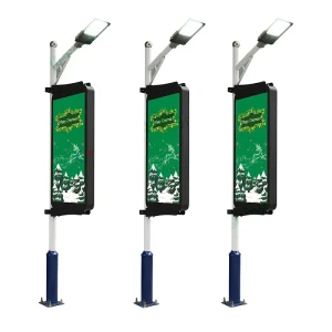 P3 Pole Wifi 4G 5G Wireless Smart Outdoor Advertising Pole Led Screen Display