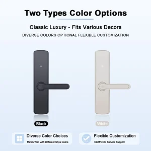 P5 Aluminum Alloy Digital Smart Lock Security Lock Door Lock with Memory Card SDK for Grade C Wooden Doors with PMS