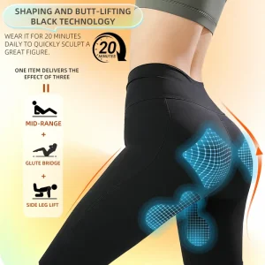 P50pro Smart Red Light Therapy Unisex Long Yoga Pants Pelvic Floor Muscle Training Buttock Massage Hip Lifting Fitness