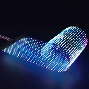 P6 Flexible LED Film Screen Bendable Transparent Smart Glass Display 1000 4000cd Remote Content Management for Offices Showrooms