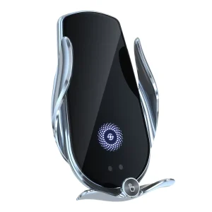 PD 15W Wireless Car Charger Auto Clamping Car Phone Holder Mount Infrared Sensor for Navigation