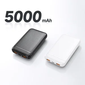 PD 20W Smart Phone Fast Charging for 5000 MAh Power Bank Pour Téléphone Capacity Charging of Android Dual Compatible Oem Odm