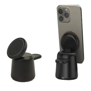 Magnetic 3-in-1 Wireless Charging Station with PD 3.0, 15W/10W Fast Charging, Type-C Port, 5V 2A SCP and OTP Protection