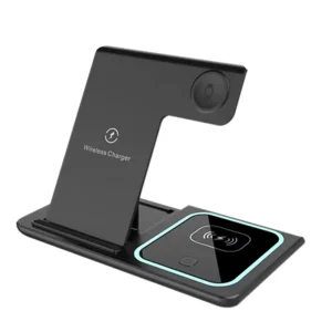3-in-1 Magnetic Wireless Charger for Earbuds and Watch, Supporting PD 3.0 15W Fast Charging and 20W Output