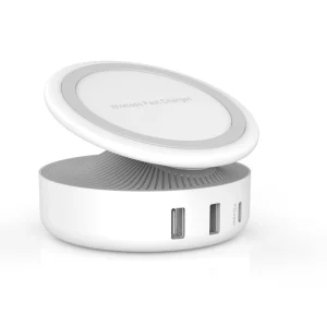 PD 45W USB Charging, 10W Wireless Charging Station with 1.5M AC Cable
