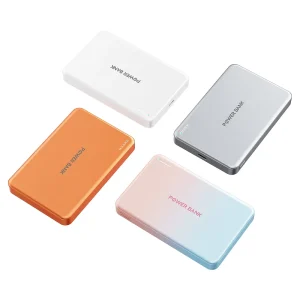 PD Slim Portable 10000mAh Shockproof Power Bank 22.5W Wireless Charging Real Capacity Li Polymer Battery
