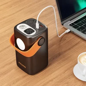 PD100W Type C Laptop Power Bank 60000mAh High Capacity LED Display Flashlight Portable Power Station Outdoor Fast Charging