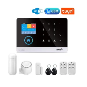 433 MHz Wireless WiFi GSM Home Security System Kit ABS 110dB Siren 100 200m Detection App Remote Control Indoor Use