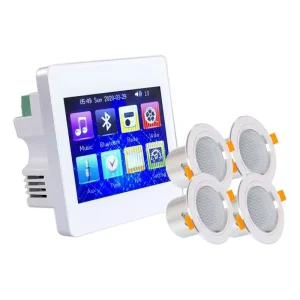 PW425S+CR310 BT Amplifier Roof Speaker Kit in Wall Amplifier With Ceiling Speaker Smart Background Music System